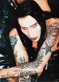Marlin Manson татуировка
