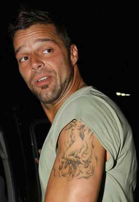 Ricky Martin / Рики Мартин татуировка