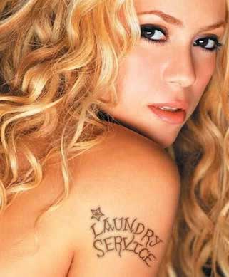 Shakira / Шакира татуировка