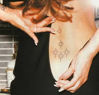 Victoria Beckham татуировка
