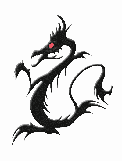 Эскиз татуировки: Китайский дракон