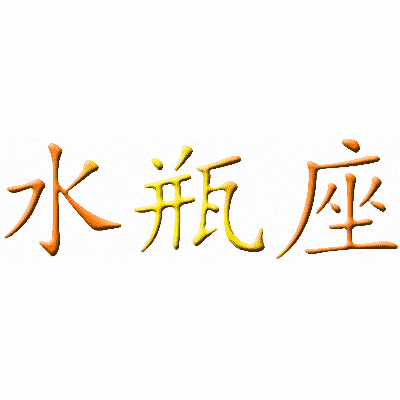Эскизы тату иероглифы: Китайский символ водолея