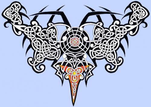 Эскиз Кельтской татуировки с узлом