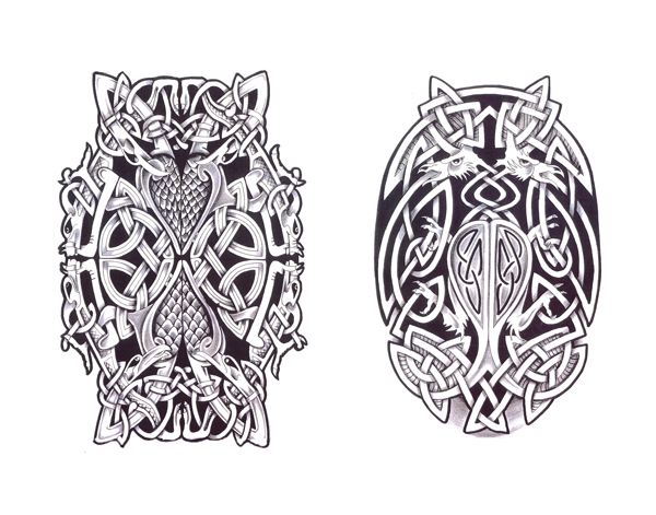 Эскиз кельтской тату: Орнамент кельтский