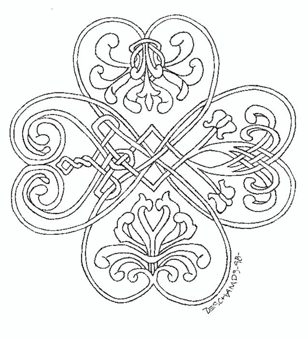 Эскиз кельтской татухи: Орнамент кельтский