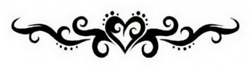 Эскиз татуировки: Сердце с пятнами