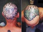 татуировки на голове