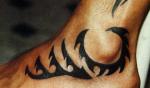 tattoo на щиколотке
