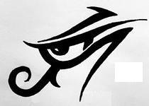 Эскиз татуировки трайбл глаза (Tribal Eyes)