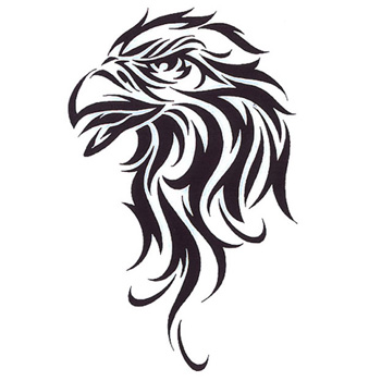 Эскиз татуировки трайбл орел (Tribal Eagle)